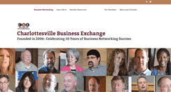 Desktop Screenshot of charlottesville-business-exchange.com